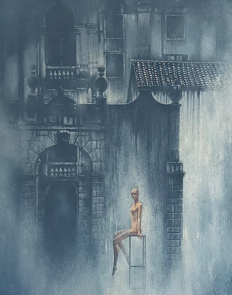 Zyklus Venedig. XXI Jahrhundert. Einsamkeit. Künstler Willi Boos.