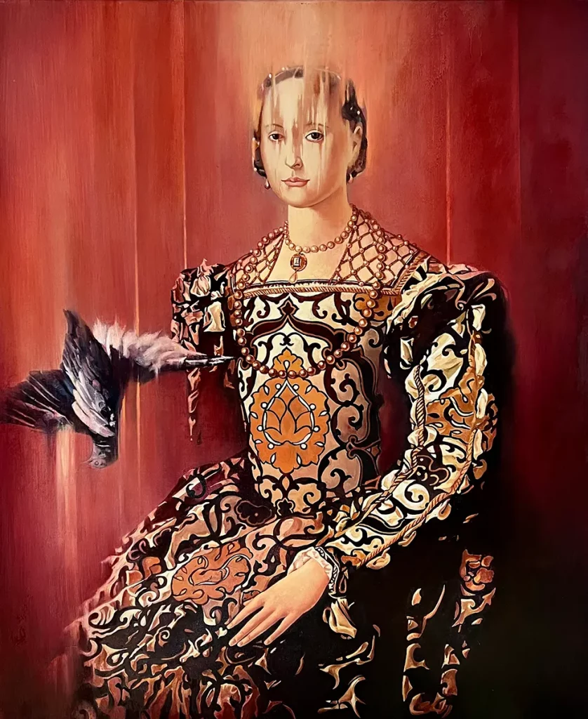 Die Vorzeichen. Hommage an Agnolo Bronzino. Künstler Willi Boos.