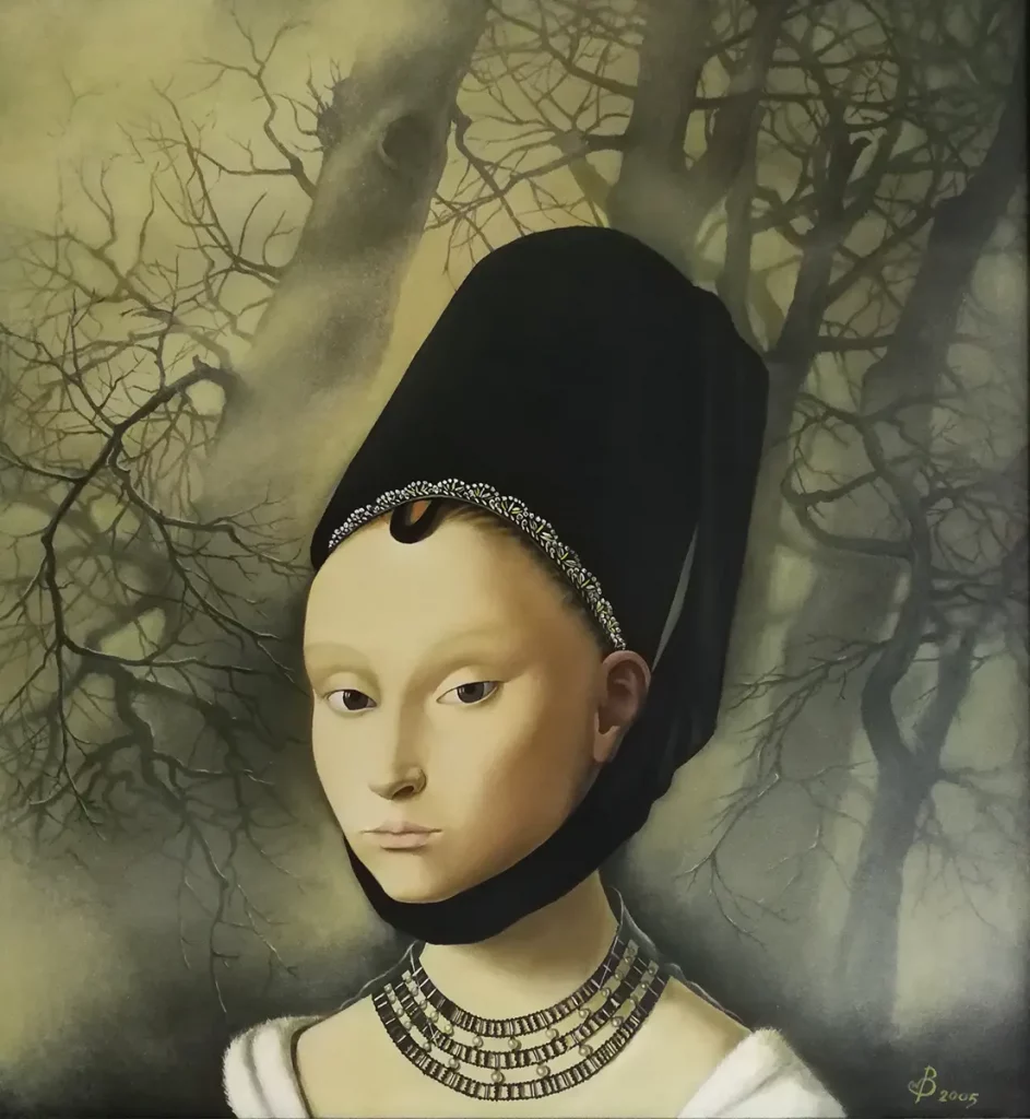 Einsamkeit. Hommage an Petrus Christus. Künstler Willi Boos