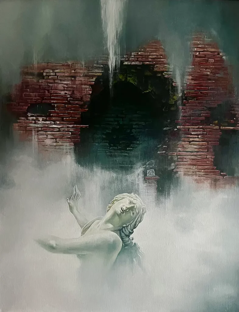 Proserpina geheimnissvolles Verschwinden. Hommage an Lorenzo Bernini. Künstler Willi Boos.